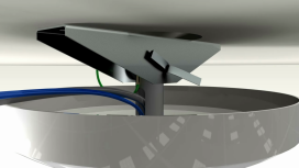 Fixação do ventilador de teto